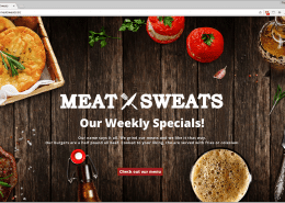 Meat Sweats Web Design