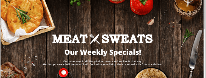 Meat Sweats Web Design