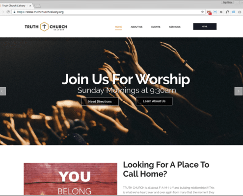 Truth Church Web Design