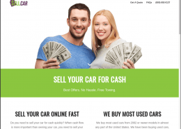 Sell Car Website Design