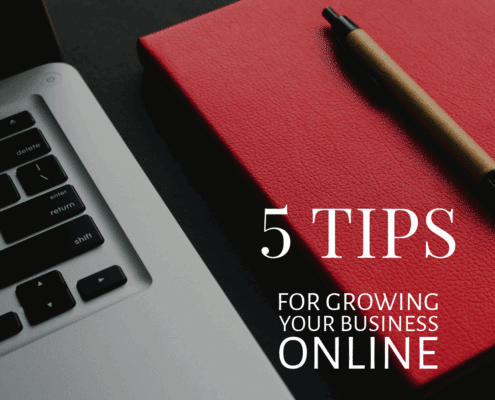tips for growing you business online cover for insta and pinterest